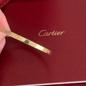 Authentic Cartier Love Bracelet - small size 18